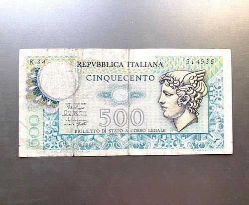 500 lire italy - 500,