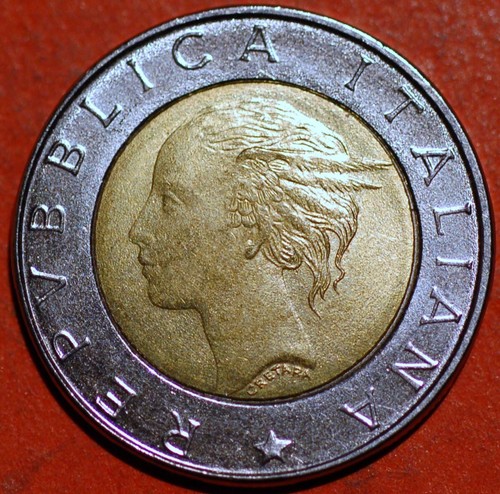 Italy 500 lire t - italy, 1996
