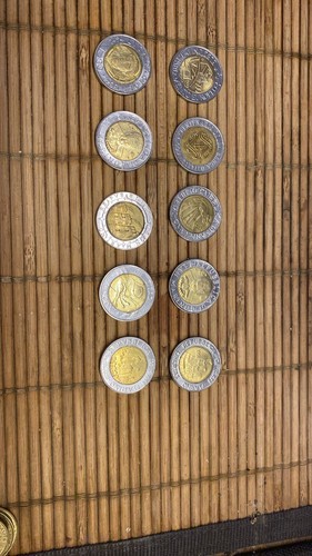 Set monete 500 lire - lire,, tutte