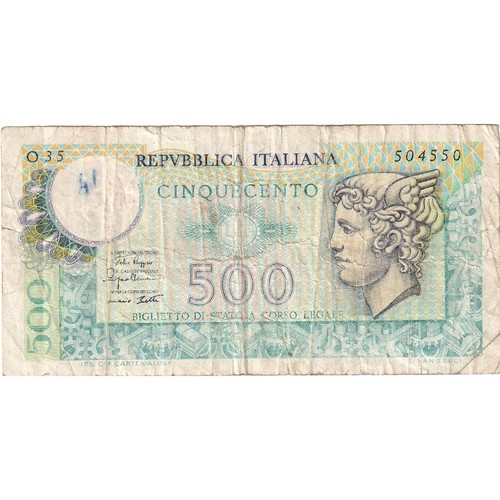 1243236 italy 500 - italy,, lire,