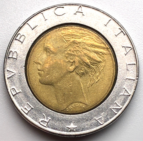 Italy 500 lire 1989 - /, /