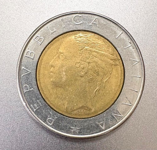 Italy 1982 500 lire - ,, bi-metal
