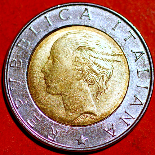 Italy 500 lire t 1996 - italy, i.s.t.a.t.